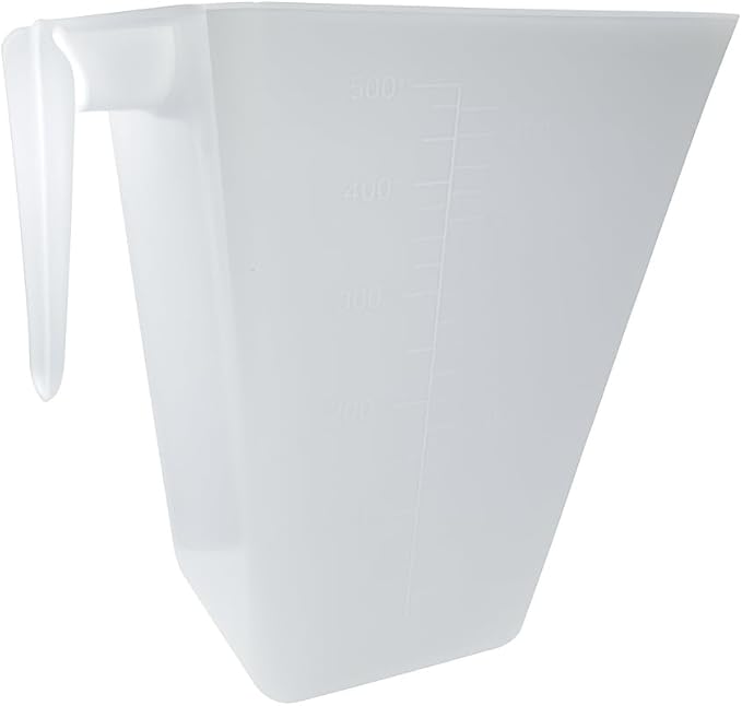 Supplement and Supply 2 Cup (1 Pint | 16 Oz. | 500 mL) Scoop for Coffee, Protein Powder, Pet Food, Spices, Grains and Dry Goods ??Plastic Food-Grade, BPA-Free Measuring Cup (Pack of 5)