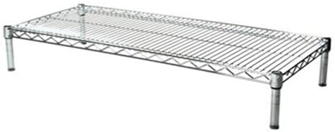 Shelving Inc. 21" d x 60" w x 6" h Chrome Wire Sheving with 1 Tier Shelf, Weight Capacity 800lbs Per Shelf