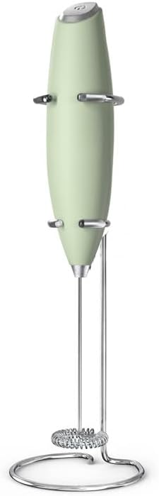 FLIPNEX Household Small Handheld Mini Egg Beater Automatic Cream Beater Coffee Mixer Electric Egg Beater Immersion Mixer Cordless Foaming Machine (Green)