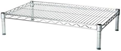 Shelving Inc. 21" d x 30" w x 6" h Chrome Wire Sheving with 1 Tier Shelf, Weight Capacity 800lbs Per Shelf