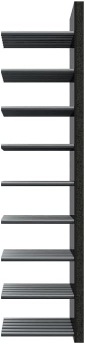Fusion Wine Wall Cork-Out (3 Foot, Black Acrylic, Matte Black Peg, Stores 27 Bottles) ??Modular Wine Rack for Easy Install in Home Bar or Wine Cellar
