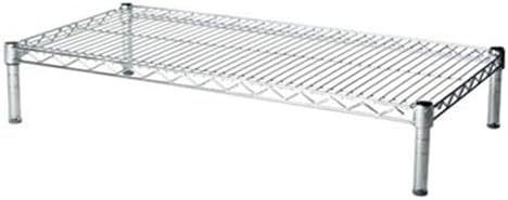 Shelving Inc. 21" d x 36" w x 6" h Chrome Wire Sheving with 1 Tier Shelf, Weight Capacity 800lbs Per Shelf