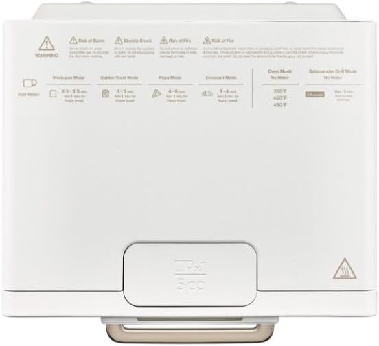 BALMUDA The Toaster Pro | Steam Oven Toaster | Compact 14.1?³W × 12.6?³D × 8.2?³H | 6 Modes: Shokupan, Golden Toast, Pizza, Croissant, Oven, Salamander Grill | (Baking Tray Sold Separately) | Off-white
