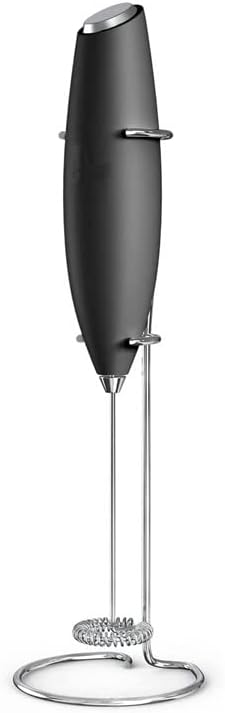 FLIPNEX Household Small Handheld Mini Egg Beater Automatic Cream Beater Coffee Mixer Electric Egg Beater Immersion Mixer Cordless Foaming Machine (Black)