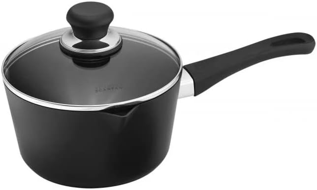 Scanpan Classic 11 Piece Cookware Set ??Compatible with Gas and Electric Stovetops, Metal Utensil Safe, Oven Safe to 500째F, Dishwasher Safe, Black