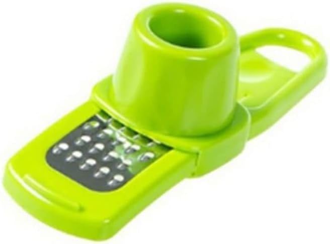 Mini Multifunction Garlic Ginger Grater Tool,Nutmeg Grinder,Kitchen Manual Fruit Vegetable Nuts Chopper Grinder,Graters Peeling,Grating and Slicing Tools (Green)