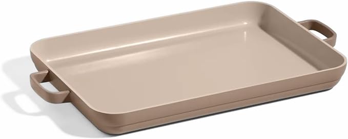 Our Place Griddle Pan - Versatile Nonstick Ceramic Sheet Pan & Stovetop Griddle | Toxin-Free, Dual-Use, with Ergonomic Handles | 5 Qt Capacity, Oven Safe up to 450째F | Steam
