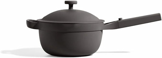 Our Place Mini Perfect Pot | 2.5 Qt Ceramic Pot with Lid & Spatula | Patented 8-in-1, PFAS-Free Nonstick, Non-Toxic Cookware | Induction & Oven-Safe up to 450째F | Char