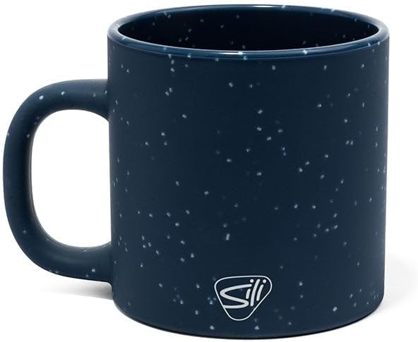 Silipint 16oz Silicone Coffee Mug ??Unbreakable Dishwasher Safe Microwave Oven & Freezer Compatible Travel Mug ??Non-Toxic Reusable Cup for Hot Coffee Tea or Cold Drinks (Speckled Blue)