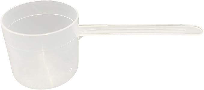 Supplement and Supply 55 mL (55 CC | 1.86 Oz.) Long Handle Scoop for Coffee, Protein Powder, Pet Food, Spices, Grains, Dry Goods ??Food-Grade BPA-Free Plastic Measuring Spoon (Pack of 25)