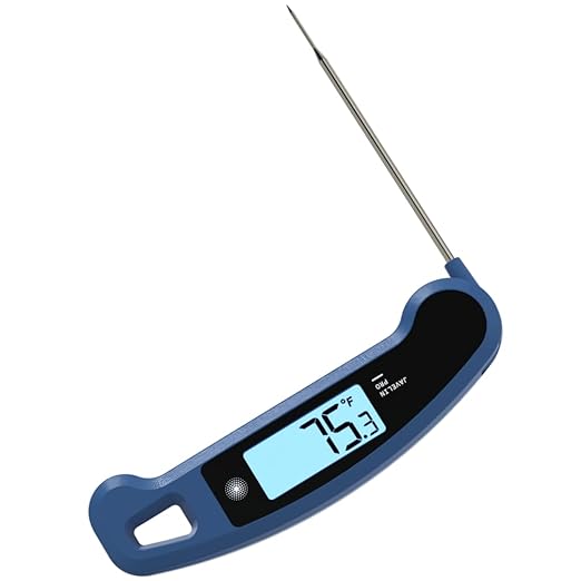 Lavatools Javelin짰 PRO Classic Ultra-Fast 2-Second Professional Digital Instant Read Meat Thermometer for Grill and Cooking, Auto-Rotating Backlit Display, IP65 Water Resistant, NSF Certified ??Maize