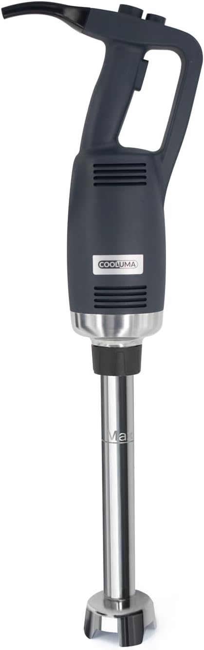 COOLUMA Immersion Blender Commercial, 14 Inch Removable Shaft, Heavy Durt 750 Watt, Variable Speed Motor, Professional Restaurant Grade Hand Mixer, Food-Grade Detachable 304 Blade & Shaft