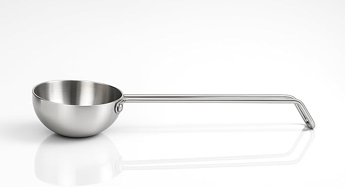 Try Ply Stainless Steel Tadka Pan ??360?칖l Indian Spice Heating Pan | 5??Bowl with 13??Handle ??Durable Tri?멠ly, Lightweight, Oven Safe
