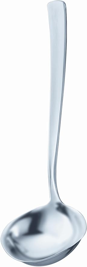 R철sle Stainless Steel Sauce Ladle, Flat Handle, 1.7-Ounce