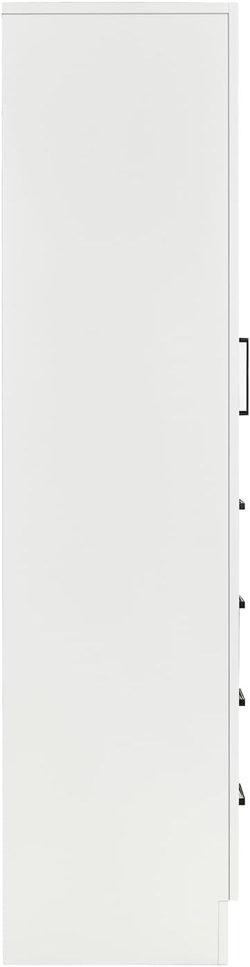 ARIEL Bathroom Storage Cabinet - Solid Hevea Wood and Fully Assembled for Long-Lasting Durability and Sophisticated Finish