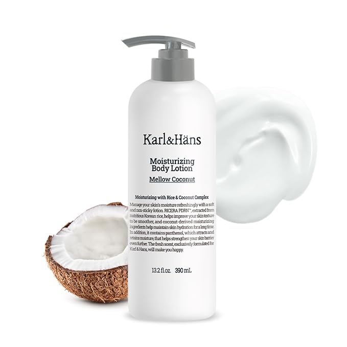 Karl&Hans Moisturizing Body Lotion (390ml, Coconut)