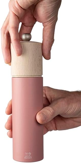 PEUGEOT - Boreal 21 cm/ 8" Pepper Mill - Classic Grind System - Made with PEFC Certified Beech Wood - Made in France - Hazelnut