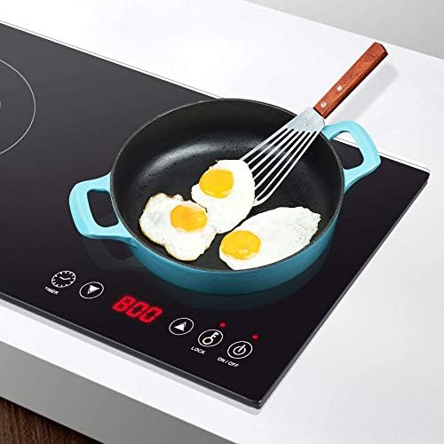 La Cuisine Enameled Cast Iron Covered Braiser, Saute Pan Casserole Pan with Lid, 3.75 QT 11" / 28cm Dia, Internal Matte Black Enamel Coating ??2 Ton Teal Enamel Coating Finish Exterior, Oven Safe up to 500째 F