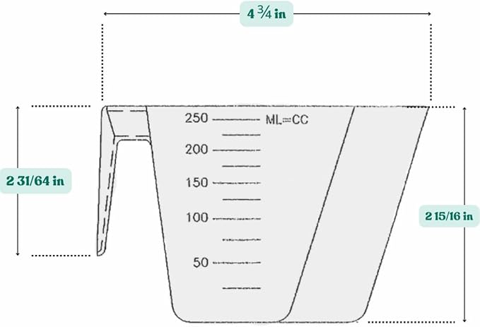 Supplement and Supply 1 Cup (8 Oz. | 250 mL) Scoop for Coffee, Protein Powder, Pet Food, Spices, Grains and Dry Goods ??Plastic Food-Grade, BPA-Free Measuring Cup (Pack of 25)
