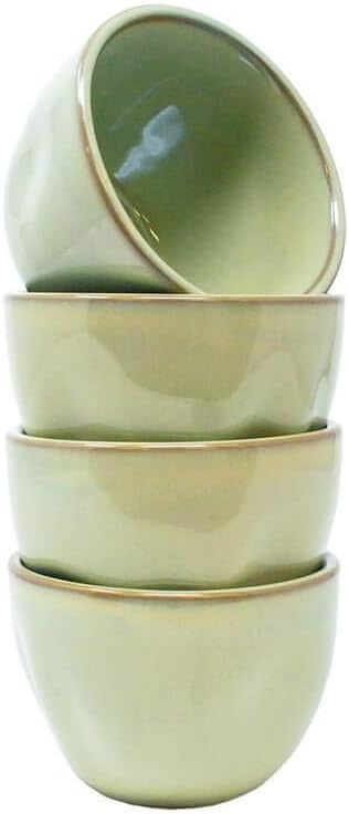 Artisan Reactive Glaze Bouillon Bowl, 12 1/2 oz, Sagebrush; Heavy Duty; Chip Resistant; Lead and Cadmium Free; Freezer to Oven Safe up to 500F