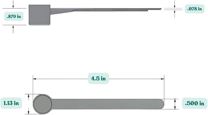 Supplement and Supply 13 mL (13 CC) Long Handle Scoop for Coffee, Protein Powder, Pet Food, Spices, Grains, Dry Goods ??Food-Grade BPA-Free Plastic Measuring Spoon (Pack of 5)