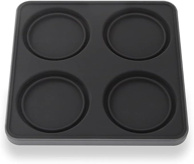 FinaMill Slate Quartet Stackable Tray ??Spice Rack for 4 FinaMill Pods, Durable Kitchen Organizer for Spice Grinder, BPA-Free, Easy to Clean, Keep Spices Neat & Accessible, Home and Kitchen Gift Ideas