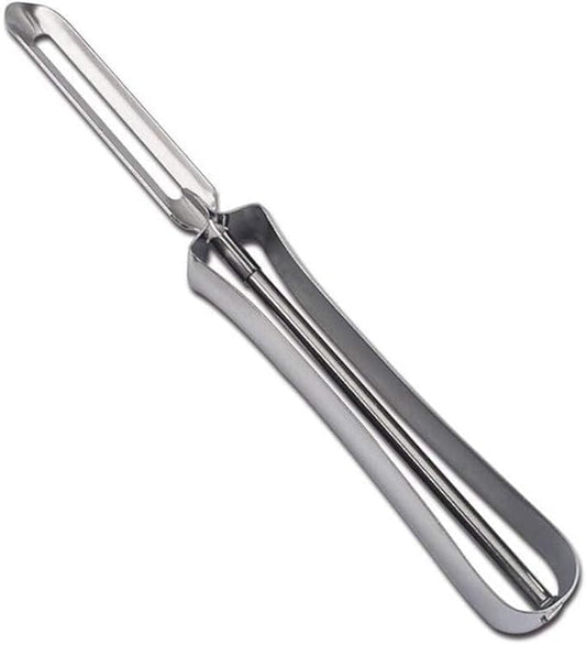 Aniso Kitchen vegetable peeler Stainless steel rotary peeler for vegetable and carrot fruit竊똷ith ergonomic safety and control handle-Dishwasher Safety