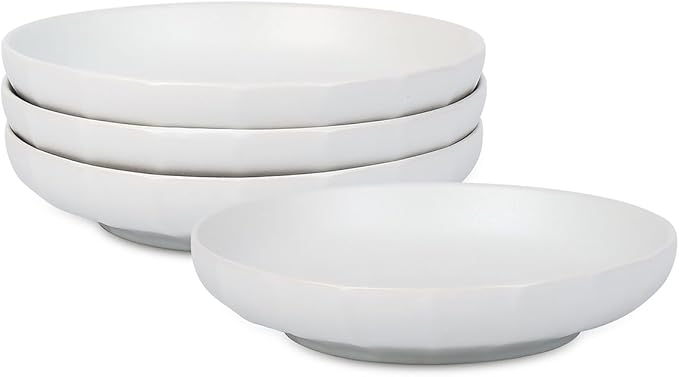 Stone Lain Rio 4-Piece Pasta Bowl Set Stoneware, Beige