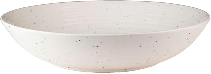 Sango Siterra Artist's Blend Stoneware Pasta Bowls (Set of 4) Multi Assorted Colors??Featuring Soft Gray, Blue, Green, and Ivory, for Everyday Dining & Entertainment, Microwave & Dishwasher Safe