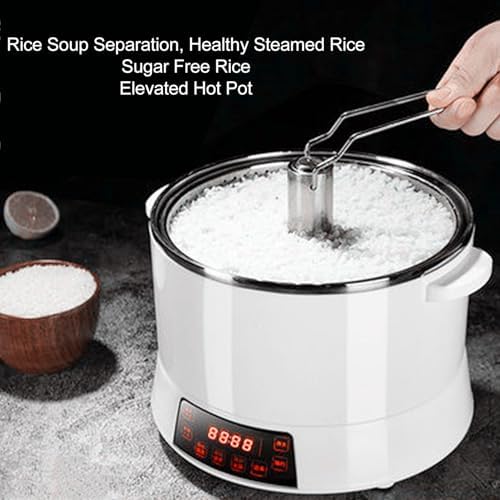 4L Large Capacity High Power Rice Cooker with Lifting Sugar Removal Smart Function Suitable for Whole Family Enjoyment (US Plug 110V)