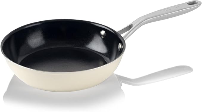 TeChef ValenCera Collection | Ceramic Nonstick Frying Pan Skillet Set, Nontoxic - Nontoxic - Free of PFAS, PFOA, PTFE (Frying Pan/Skillet Set, 8" and 12")