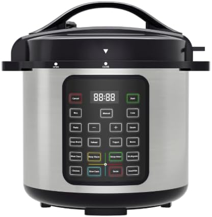 9-in-1 Electric Pressure Cooker ??Multi-Functional Cooker with Slow Cook, Rice Cook, Sauté, Warmer & Sterilizer Functions (Big)