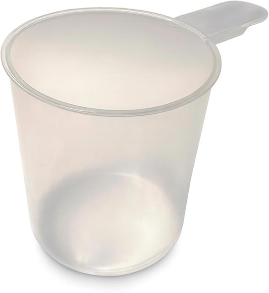 Supplement and Supply 3/4 Cup (6 Oz. | 175 mL) Short Handle Scoop for Coffee, Protein Powder, Pet Food, Spices, Grains and Dry Goods ??Plastic Food-Grade, BPA-Free Measuring Cup (Pack of 100)
