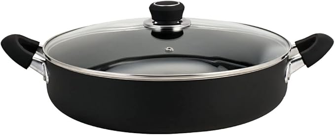HUDSON Nonstick Paella Pan Hudson 11-inch Aluminum, 3.7 Qt