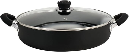 HUDSON Nonstick Paella Pan Hudson 11-inch Aluminum, 3.7 Qt