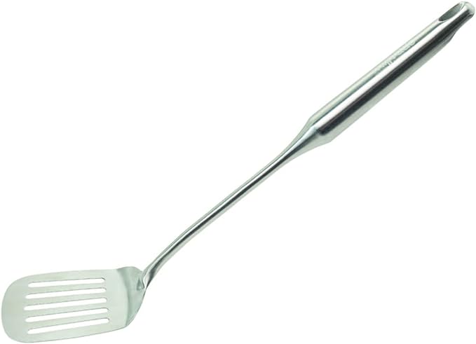 Stainless Steel Cooking Spatula,15 Inch Metal Turner, Kitchen Slotted Flipper For Grills, Camping BBQ?셲, Frying Pancakes, Burgers, Large Cookware For the Professional Chef