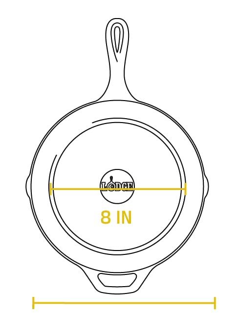 Lodge 10.25 Inch Cast Iron Skillet ??Pre-Seasoned Frying Pan with Teardrop Handle ??Oven, Stovetop, Grill & Campfire Use ??Made in USA ??Durable, Non-Toxic, Even-Heating Cookware ??Black