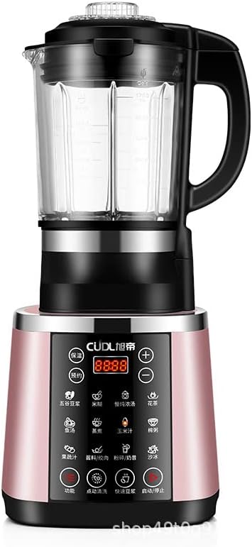 Full automatic wall breaking soybean milk machine, capacity 1.4L, noble red, rose gold, dark gray, triple safety protection