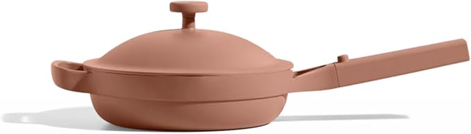 Our Place Mini Always Pan | 8.5" Ceramic Pan with Modular Lid & Beechwood Spatula | Patented 10-in-1 Nonstick, Non-Toxic Cookware Made Without PFAS | Induction & Oven-Safe up to 450째F | Spice