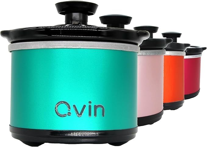 Mini Slow Cooker 0.65qt(20oz) warmer, fondue pot set,chocolate melting pot (stainless steel)??(S/S)