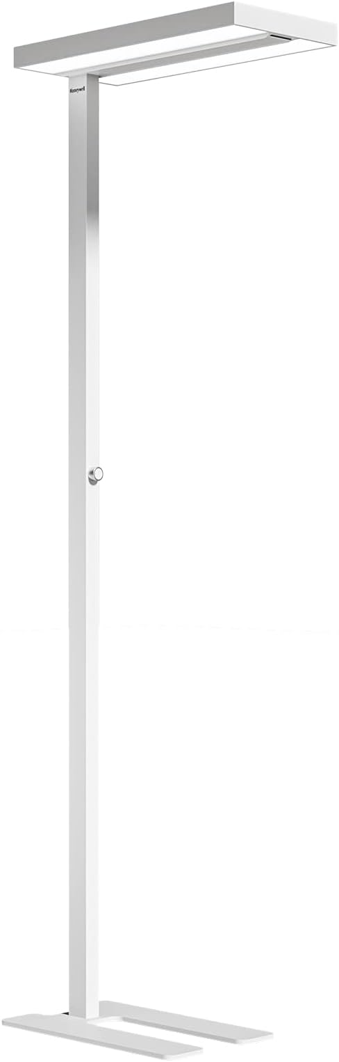 Honeywell LED Floor Lamp Modern - 02E Pro Sunturalux??Eye Caring Standing Light, 10400LM Dimmable Reading Tall Lampara for Home Office Living Room Bedroom,100W,4000K Natural Daylight