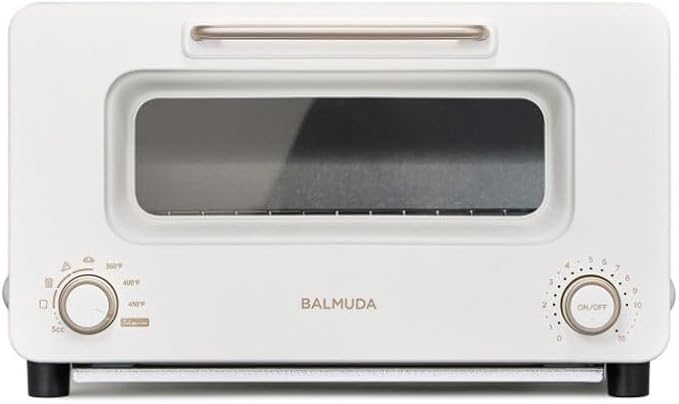 BALMUDA The Toaster Pro | Steam Oven Toaster | Compact 14.1?³W × 12.6?³D × 8.2?³H | 6 Modes: Shokupan, Golden Toast, Pizza, Croissant, Oven, Salamander Grill | (Baking Tray Sold Separately) | Off-white