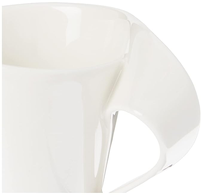 Villeroy & Boch NewWave Caffe 6-Piece Espresso Set, Set for 2, Premium Porcelain, Made in Germany