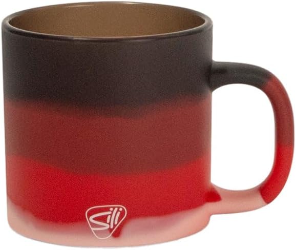 Silipint 16oz Silicone Coffee Mug ??Unbreakable Dishwasher Safe Microwave Oven & Freezer Compatible Travel Mug ??Non-Toxic Reusable Cup for Hot Coffee Tea or Cold Drinks (Volcano)