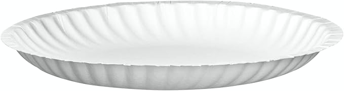 GUSTO [6 Inch - 500 Count Uncoated White Paper Plates,Disposable - Decorative Craft Paper - (Formerly Comfy Package)