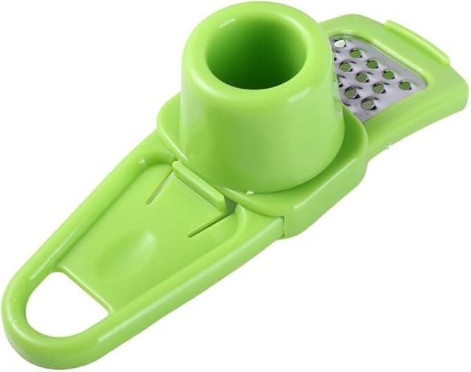 Mini Multifunction Garlic Ginger Grater Tool,Nutmeg Grinder,Kitchen Manual Fruit Vegetable Nuts Chopper Grinder,Graters Peeling,Grating and Slicing Tools (Green)