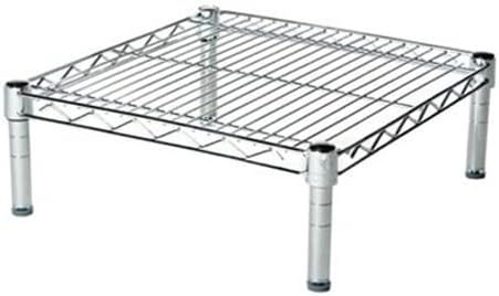 Shelving Inc. 21" d x 21" w x 6" h Chrome Wire Sheving with 1 Tier Shelf, Weight Capacity 800lbs Per Shelf