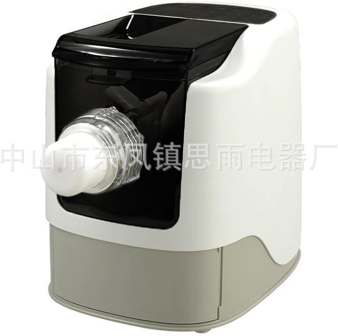 Generic Fully automatic multifunctional household noodle press and dumpling skin noodle machine, White, LD-102