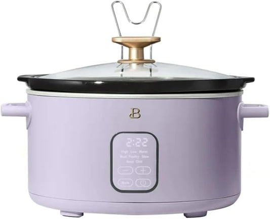 Beautiful 6?‘Quart Programmable Slow Cooker with 5 Presets, Keep?‘Warm, Touch Display & Dishwasher?‘Safe Pot