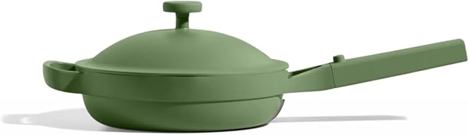 Our Place Mini Always Pan | 8.5" Ceramic Pan with Modular Lid & Beechwood Spatula | Patented 10-in-1 Nonstick, Non-Toxic Cookware Made Without PFAS | Induction & Oven-Safe up to 450째F | Sage